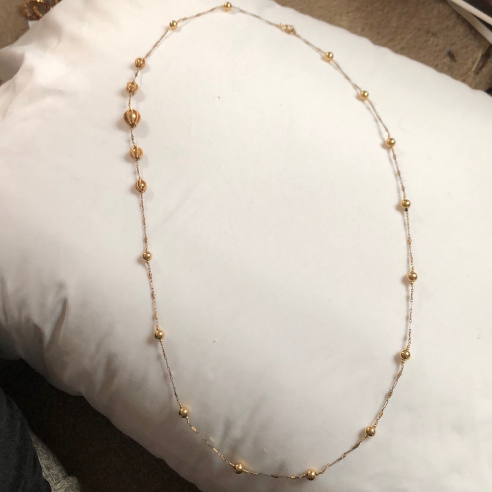 Miguel Ases Gold Plated Layering Necklace